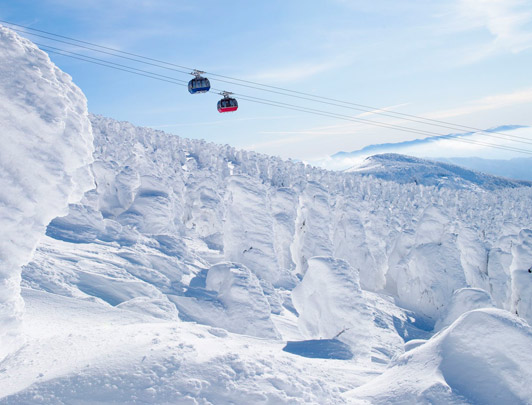 Les monstres des neiges de Zao