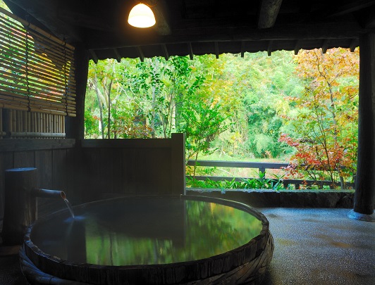 Sanga, Kurokawa Onsen_ Open Air Bath for private hire