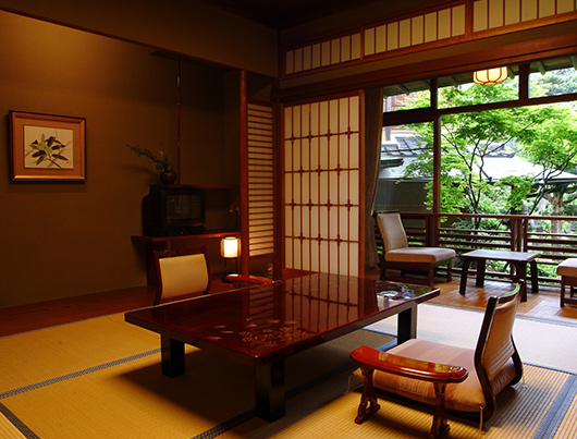 Chambre japonaise au Nishimuraya Honkan