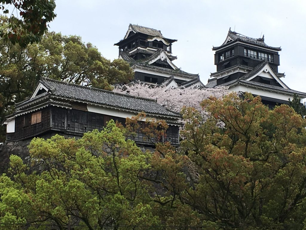 Kumamoto Castle in April