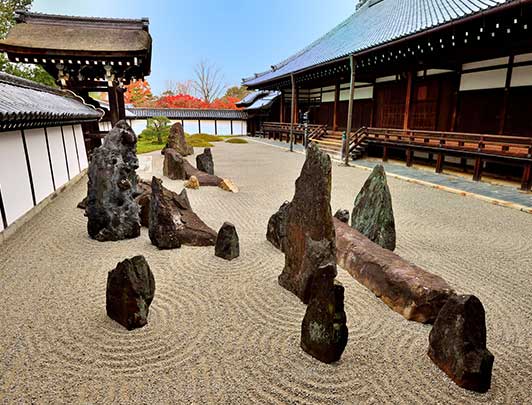 Southern Garden of Tofuku-ji Temple’s Hojo (Abbot’s Hall), Kyoto, Japan