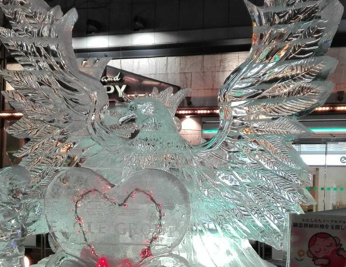 sculpture glace susukino yuki matsuri sapporo japon