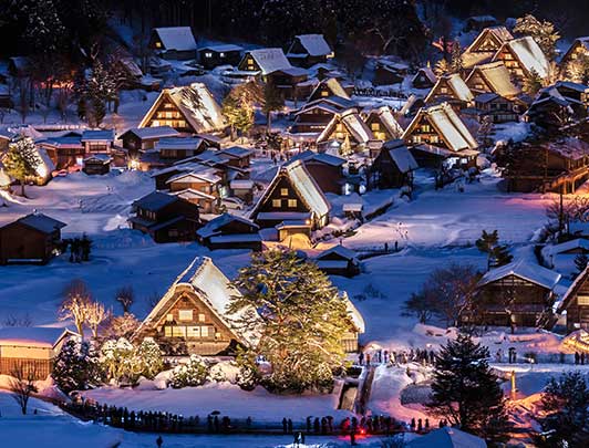 UNESCO heritage site of Shirakawago
