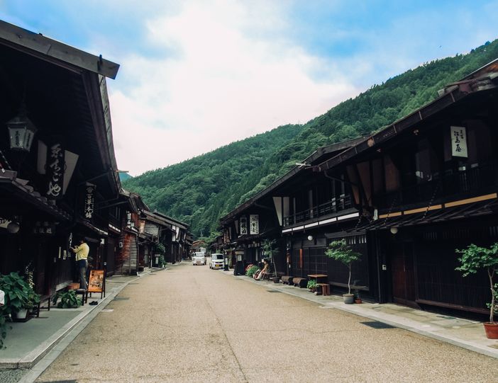 narai juku village japon route nakasendo