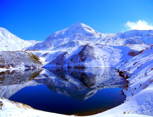 Murodo en hiver sur l'Alpine Route